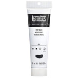 Liquitex Professional Heavy Body Acrylic Paint, 4.65-oz (138ml) Tube, Ivory Black Liquitex