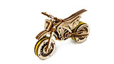Motocross 3D Wooden Motorcycle Puzzle for Adults - Intricate Model Building Kit WOODEN.CITY