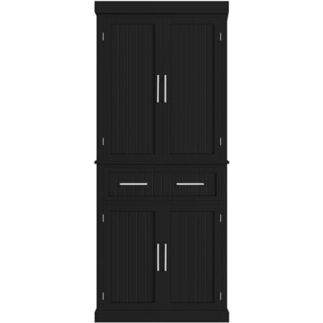 Yaheetech 72" Kitchen Buffet Cabinet Sideboard, Utility Storage Cabinet with Doors, Drawer and Adjustable Shelves, Freestanding Pantry Cupboard for Yaheetech