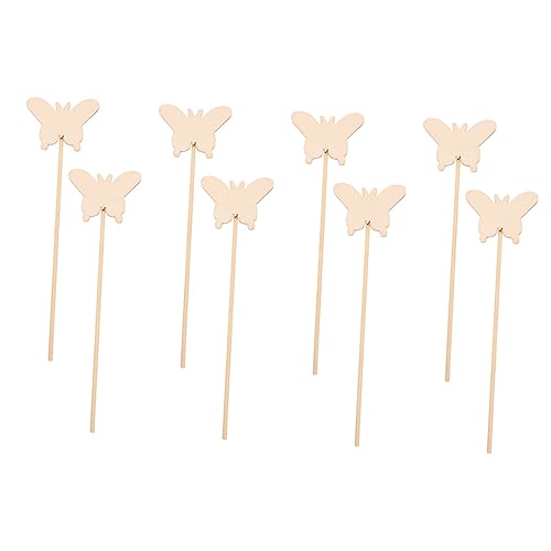 Operitacx 8pcs Wand Unfinished Fairy Wands DIY Fairy Wand Princess Wand Unfinished Fairy Sticks Princess Crafts Kid Toys for Girls Fairy Wands for - WoodArtSupply