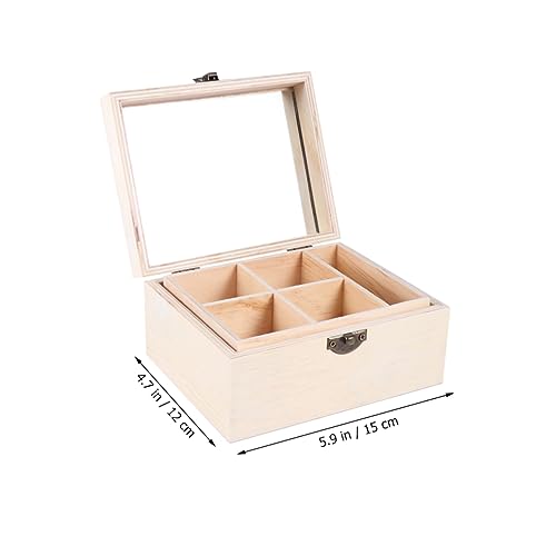 ABOOFAN Handmade Jewelry Box Jewelry Box Organizer - WoodArtSupply