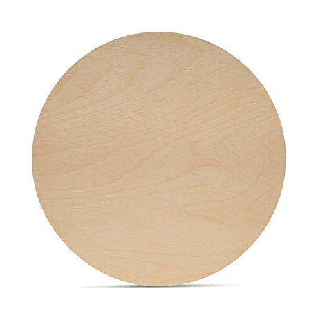 Wood Circles 12 inch, 1/8 Inch Thick, Birch Plywood Discs, Pack of 1 Unfinished Wood Circles for Crafts, Wood Rounds by Woodpeckers Woodpeckers