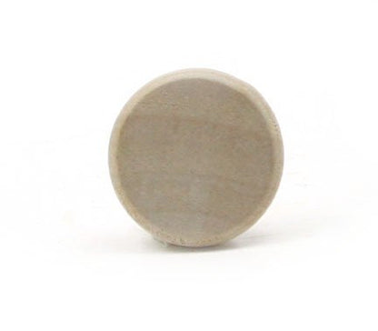 Mylittlewoodshop Pkg of 50 - Round Circle Disk - 3/4 inches in Diameter and 1/8 inch Thick Unfinished Wood (WW-JC5712-50) - WoodArtSupply