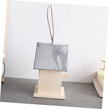 SUPVOX Outdoor Bird House Woodpecker House Cottage Bird House Unfinished Wood Birdhouse Hanging Bird House Garden Hanging Bird Nest Butterflies House SUPVOX