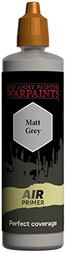 The Army Painter Warpaints Air Primer Matt Grey 18ml Acrylic Paint for Airbrush, Wargaming and Modelling The Army Painter