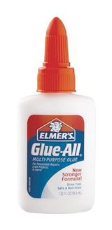 Elmer's Glue-All Multi-Purpose Glue, 1.25 Ounces, White (E1323) Elmer's