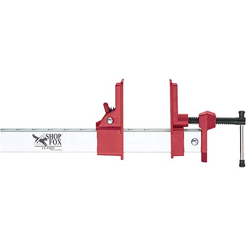 Shop Fox 48-Inch Long Jaws Aluminum Bar Clamp) Shop Fox