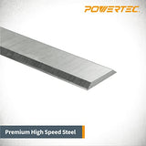 POWERTEC 12 Inch Planer Blades for Craftsman 21722, 21780, Harbor Freight Central Machinery Surface Planer 95082 Planer, Replacement for Craftsman POWERTEC