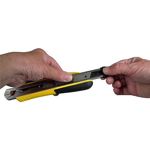 Stanley 10-481 FatMax Snap-Off Knife, 18mm,Silver/Yellow/Black Stanley