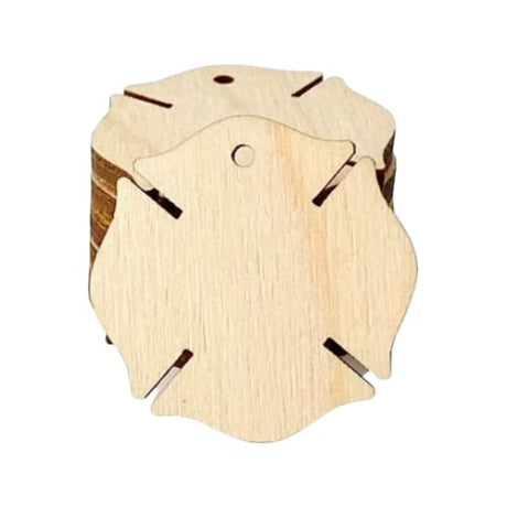 ALL SIZES BULK (12pc to 100pc) Unfinished Wood Laser Cutout Fire & Rescue Fireman Fire Fighter Earring Jewelry Blanks Shape Crafts Made in Texas Texan Wood Crafts