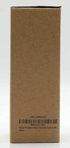 Artecho Professional Acrylic Paint, White and Black (120ml / 4.05oz) Tubes, Art Craft Paints for Canvas, Rock, Stone, Wood, Fabric, Art Supplies for Artecho