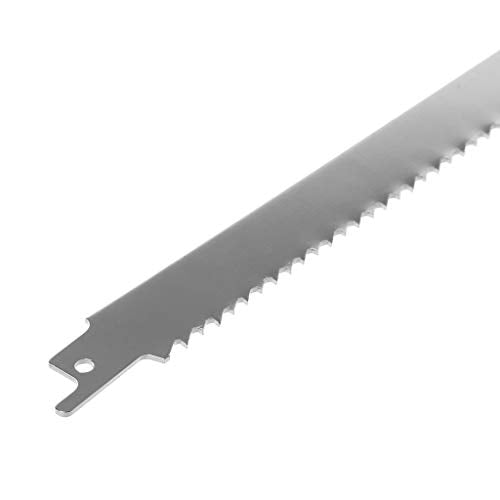 KUKALE Power Tool, Stainless Steel 300mm Reciprocating Power Saw Blade With Fine Tooth Effective For Cutting Wood Woodworking Tool Supplies KUKALE