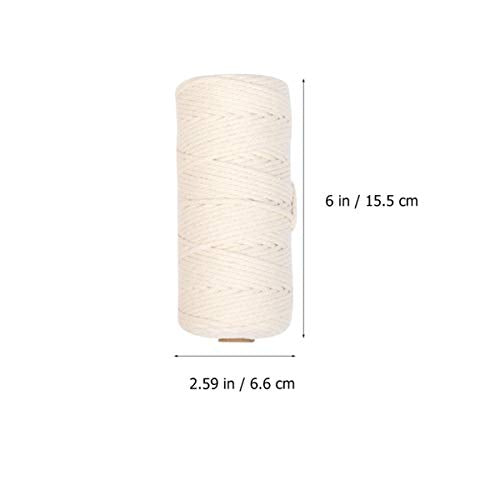 Healifty 1 Set 133PCS Weaving kit Plant Wall Hanger Knitting Supplies Accessories Hanging Tapestry Wood Beads for Macrame Wood Rings for Crafts Healifty