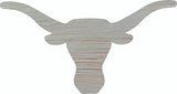 Longhorn Head Wood 6" Shape, Unfinished Animal Wooden Cutout NEXTCraft