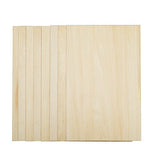 Unfinished Wood, 8 Pack Basswood Sheets for Crafts, Craft Wood Board for House Aircraft Ship Boat Arts and Crafts, School Projects, Wooden DIY SIWUCHYE