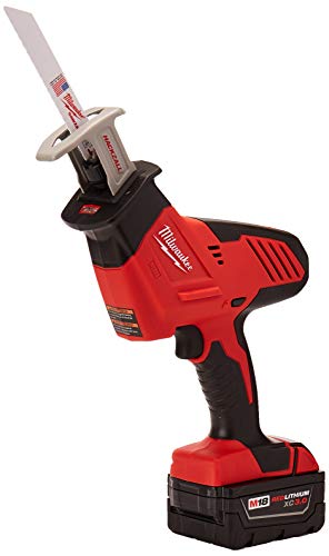 Milwaukee 2625-21 M18 18V Hackzall Cordless One-Handed Reciprocating Saw Kit - WoodArtSupply