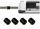 Kimalab (Pack of 4) Replacement for Cricut Maker/Cricut Machine Compatible, Rubber Wheel Mat Guide Rubber Roller/Wheel Pack Compatible with Cricut Kimalab