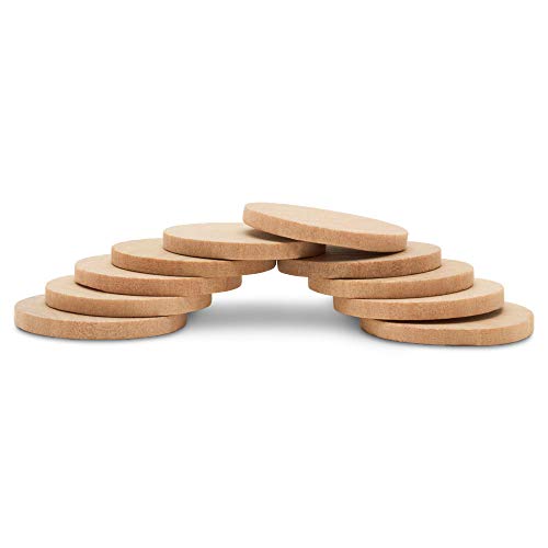 Wood Discs and Blank Tokens for Crafts, 1-1/4 x 1/8 inch Wooden Coins, Pack of 100 Unfinished Wood Circles, by Woodpeckers Woodpeckers