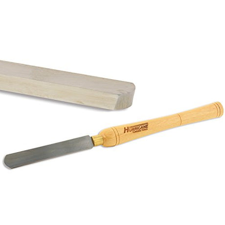 Hurricane Turning Tools, HTT-105, High Speed Steel, 1/2" Round Nose Scraper for Woodturning Hurricane Turning Tools