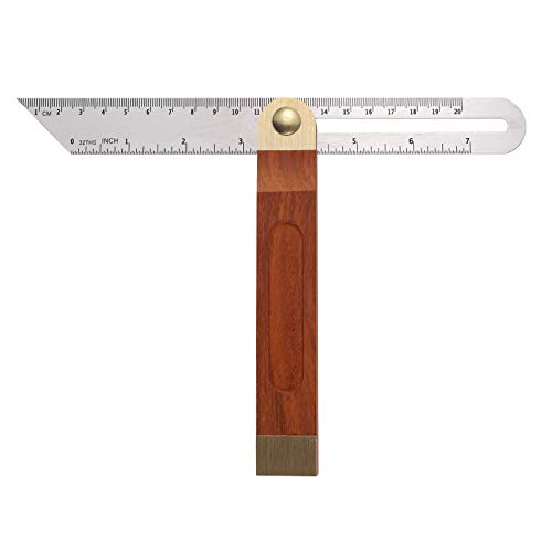 DOITOOL 1PCS 9 Inch Sliding T-Bevel Gauge Woodworking T Bevel Angle Finder with Hardwood Handle and Metric Marks - WoodArtSupply