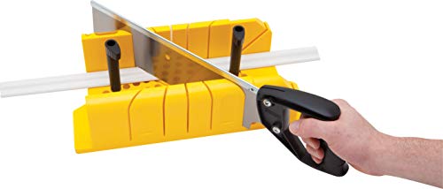 Stanley 1-20-600 Saw Storage Miter Box with Saw, Black Stanley