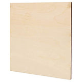 8 Pack Thin 8x8 Wood Squares for DIY Crafts, Unfinished 1/4 Inch Basswood Plywood for Laser Cutting, Wood Burning Bright Creations
