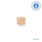 Unfinished Wooden Blocks 7/8 inch, Pack of 50 Small Wood Cubes for Crafts and DIY Home & Baby Decor, by Woodpeckers Woodpeckers