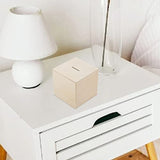 Toyvian 3Pcs DIY Unfinished Wooden Piggy Bank Wood Coin Bank Wood Change Box Paint Decorate Assembly Box Craft Kits for Kids Adult Gift Table Toyvian