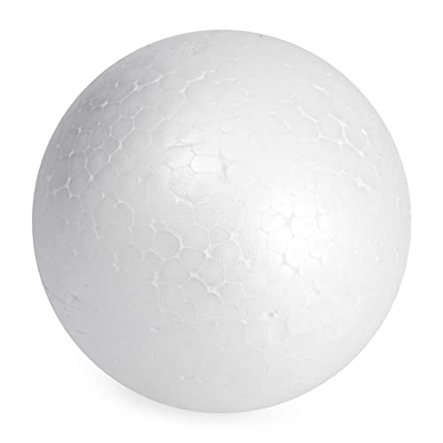 Juvale 24 Pack 3 Inch Foam Balls for Crafts, Smooth Polystyrene Spheres for DIY Decorations, Classroom Projects Juvale
