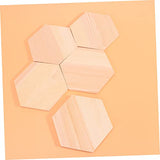 COHEALI 20 Pcs Unfinished Wood Cutout Shapes Ornament Kits for Kids Wood Cutouts for Crafts Unfinished Wood Cutouts Unfinished Wood Shapes Wood COHEALI