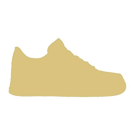 Sneaker Unfinished Wood Cutout Fashion Tennis Shoe Door Hanger MDF Shape Canvas Style 4 Diverse Woodworking