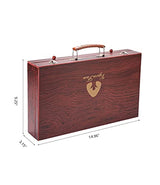 Art Supplies, Deluxe Wooden Art Set Crafts Drawing Painting Kit with 12 Watercolor Paints, 12 Brushes, 2 Sketch Pads, 2 Canvas Boards, Palette, VigorFun