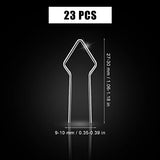 SAVITA 23pcs Wood Burning Nibs, Pyrography Wire Tips Replacement for Pyrography Machine Wood Burning Pen Tips for Pyrography on Gourds Wood Paper SAVITA