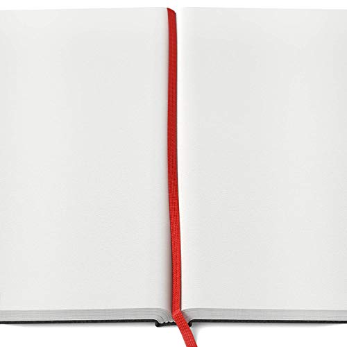 Arteza 8.3x11.7 Inch Sketch Book, Pack of 2, 100 Pages per Pad, 118lb/175gsm, Hardcover Journals with Bookmark Ribbon, Expandable Inner Pocket, and ARTEZA