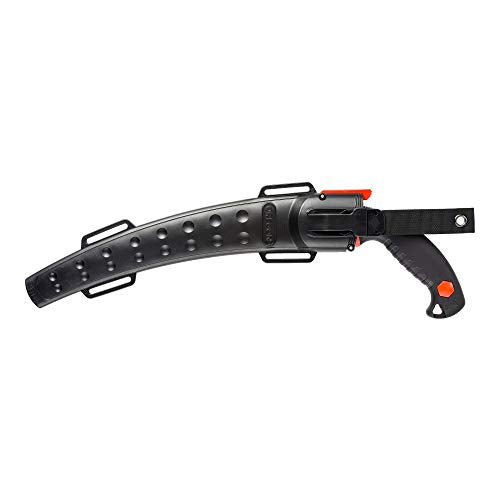 Oregon 13" Curved Premium Japanese High-Carbon Steel Hand Saw, Rust Proof Forestry/Pruning/Cutting Tool, Curved Blade with Scabbard Safety Sheath Oregon