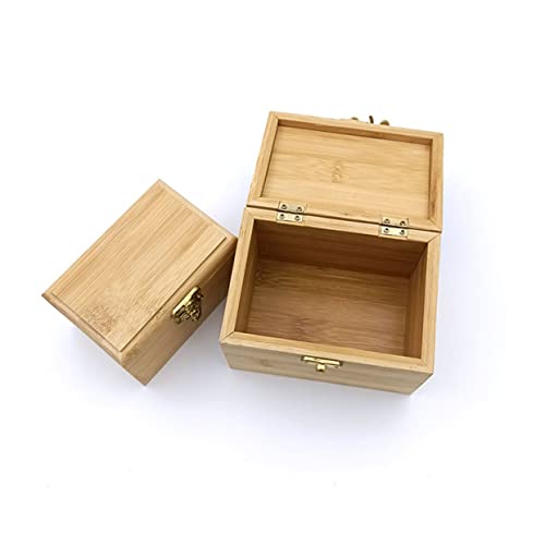 ARTIBETTER 1pc Box Wooden Storage Box Small Jewelry Cabinet with Lock Makeup Organizer for Drawer Unfinished Small Jewelry Storage Organizer Pen ARTIBETTER