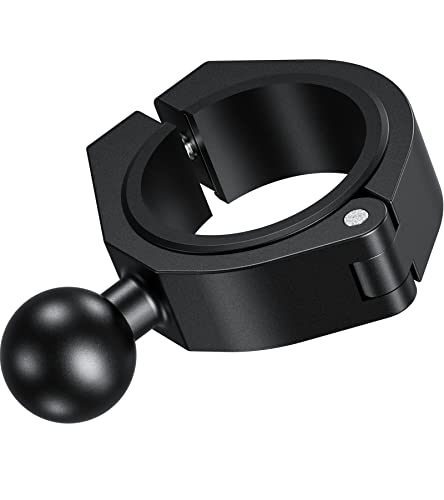 BRCOVAN 2 Pack, Aluminum Alloy Large Bar Clamp Mount with 1'' TPU Ball Fit for ATV UTV Roll Cage Round Rail Diameter 1.5'' 1.65'' 1.75'' 1.85'' 2'' BRCOVAN