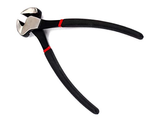 Guitar Fretwire and Bridge Pins Puller, 8-Inch End Cutting Plier for Fret Wire Work, Specially Hardened Stainless Steel Jaws, Cuts Wire and String LAMSAM