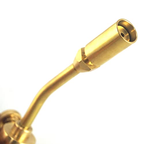 BLUEFIRE Solid Brass Jumbo Pencil Flame Gas Welding Torch Head Nozzle Upgraded Full Metal Version Fuel by MAPP MAP Pro Propane CGA600 Cylinder Bottle MR. TORCH