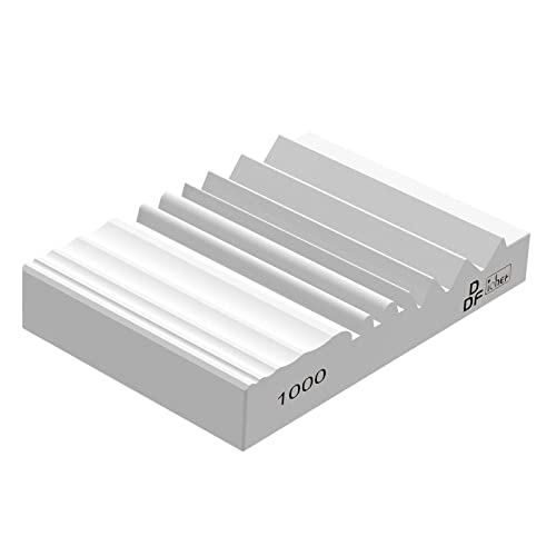 DDF iohEF Wood Carving Sharpener, 1000 Grit Whetstone with More Grooves Sharpening Stone for Woodworking, Wood Carving Tools, Chisels and Gouges DDF iohEF