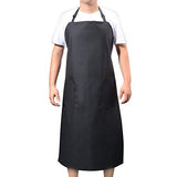 VWELL Rubber Vinyl Waterproof Apron for Men Women, Dishwashing, Chemical Lab Work Apron Butcher Apron PVC Grooming Apron VWELL