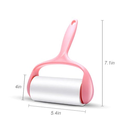 Lint Roller, 9 Refills 540 Sheets,Super Sticky Pet Hair Remover Kit, YQMAJIM Adhesive Lint Brush for Clothes,Carpet,Car Seats,Dust,Dogs,Cats YQMAJIM