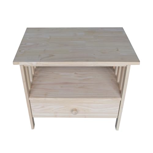 International Concepts Mission TV Stand, Unfinished IC International Concepts