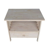 International Concepts Mission TV Stand, Unfinished IC International Concepts