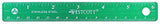 Westcott Stainless Steel Office Ruler with Non Slip Cork Base, 6-Inch (10414) Westcott