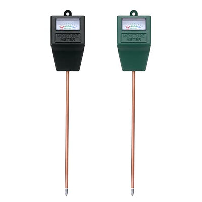 Yizerel 2 Packs Soil Moisture Meter for House Plants, Plant Water Meter Soil Tester Test Kit Soil Hygrometer Sensor for Indoor & Outdoor Use Garden
