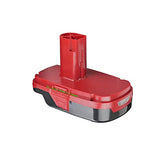 X-Adapter 1x Adapter Only Fits Craftsman 19.2v Old Style Cordless Tools Compatible with V20 New 20v Lithium Batteries -, BLACK&RED X-Adapter