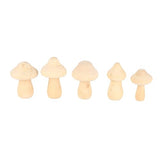 12pcs Unfinished Wooden Mushrooms - DIY Handcrafted Wooden Mushroom Painting Craft Kit for Home Decor Restokki