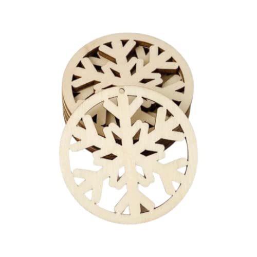 ALL SIZES BULK (12pc to 100pc) Unfinished Wood Laser Cutout Snowflake in Hoop Hoops Dangle Earring Jewelry Blanks Shape Crafts Made in Texas Texan Wood Crafts