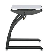 SD STUDIO DESIGNS Triflex Drawing Table, Sit to Stand Up Adjustable Office Home Computer Desk, 35.25"W X 23.5"D, Charcoal Black/White SD STUDIO DESIGNS